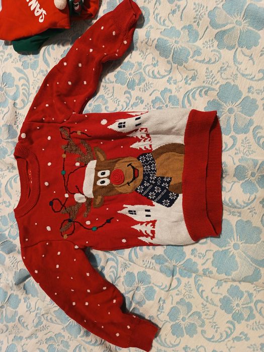 Conjunto de 4 camisolas de Natal