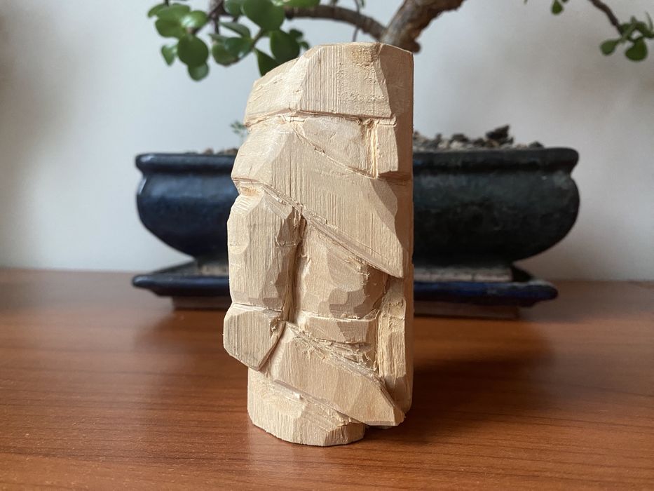 Figurka drewniana wiking