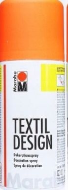 Farba Do Tkanin 150Ml Spray Neon Pomarańcz Ubrań