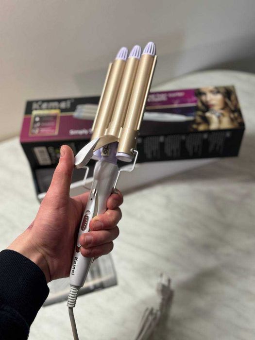 Lokówka Kemei z Powłoką Ceramiczną – Ochrona i Blask Włosów