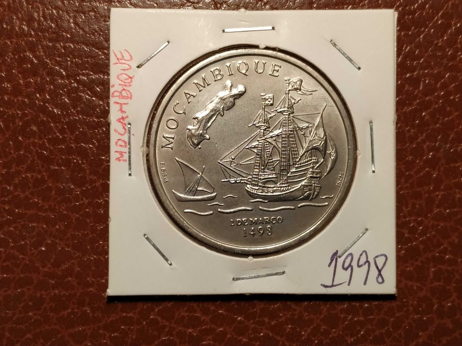 A499 moeda de 200 escudos de 1998 Moçambique (barcos) - Portugal