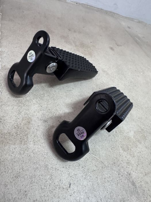 Par de pedais de apoio pés bicicleta
