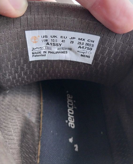 Timberland Филиппины полуботинки натурал. кожа Размер 44 Стелька 29 см