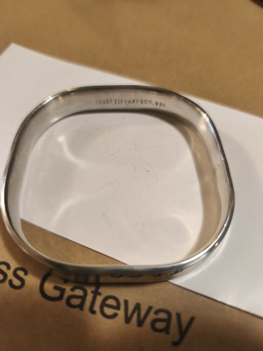 Bransoletka Tiffany srebro masywna