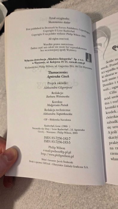 "Niezwykły dar Diny" Lene Kaaberbol