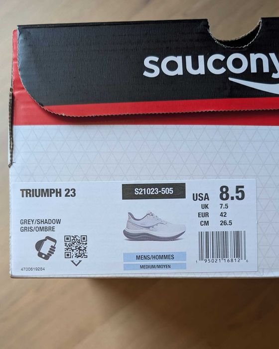 Saucony Triumph 23 – No 42 – Como novas (80km)