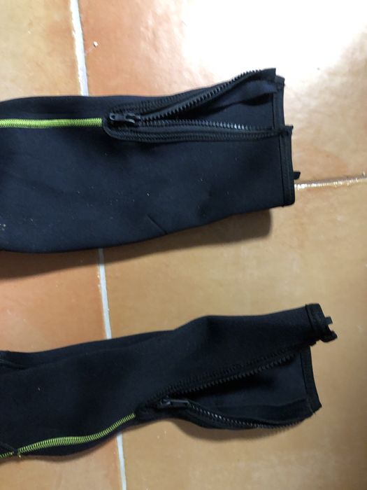 Fato de surf 14 anos verde e preto Tribord Oxylane