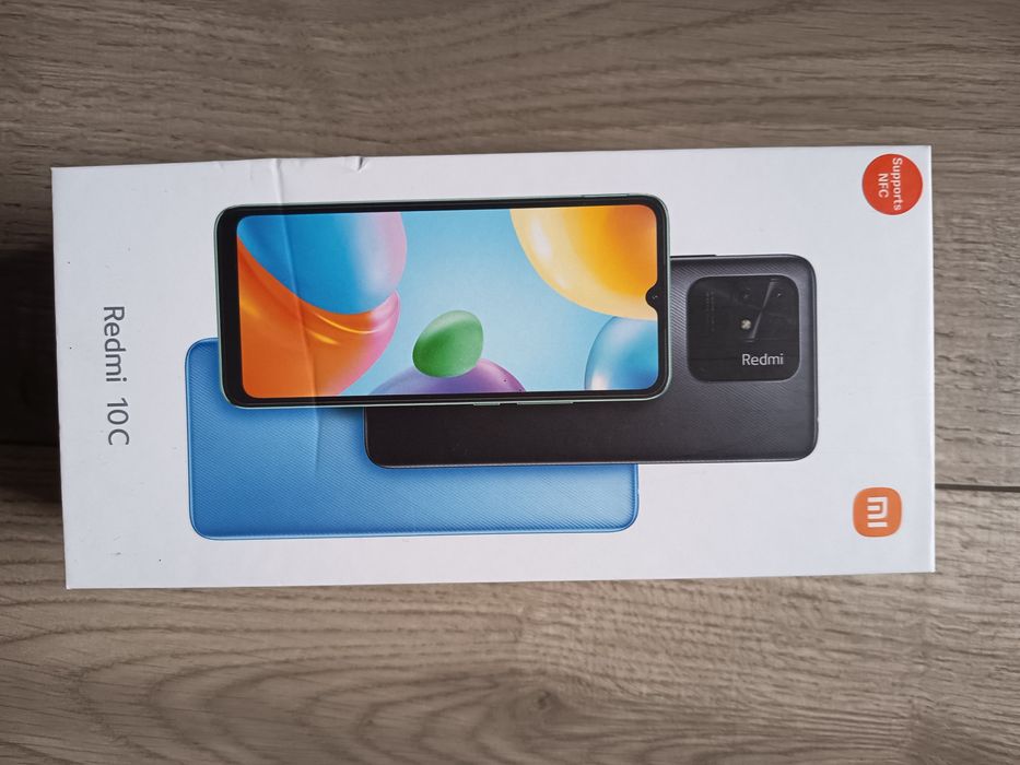 Xiaomi Redmi 10C NFC | 128 GB | Niebieski | Stan bdb + etui i szkło hartowane!
