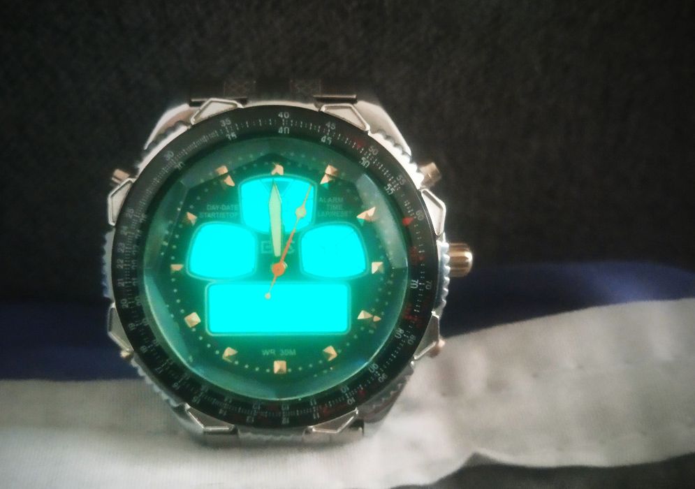 Wspaniały, rzadki vintage ESS, obrotowy bezel, okazja, po przeglądzie.