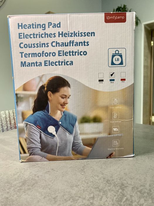 Електрична грілка  для шиї та плечей Comfytemp Heating Pad