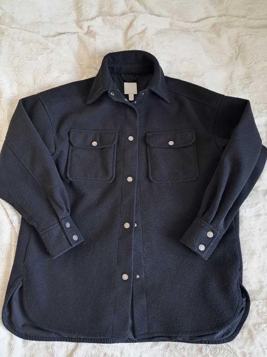 Kurtka koszulowa  czarna H&M r. 36
