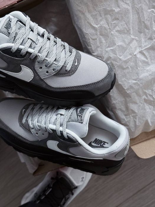 Топ Якість! Nike Air Max 90 Anthracite Light Smoke Grey Кросівки Аір Макс 90