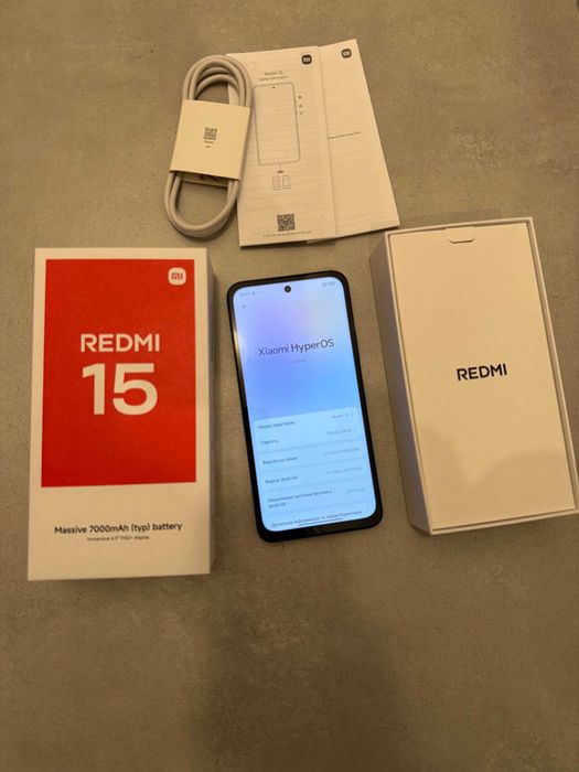 Xiaomi redmi 15 8+4/256 ЄВРОПА! OPEN BOX