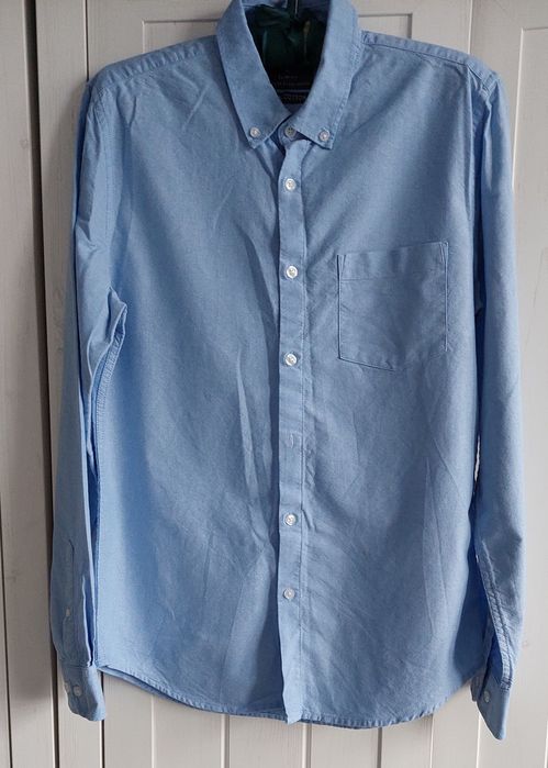 Koszula chłopięca  niebieska r.M .100% bawełna. Primark