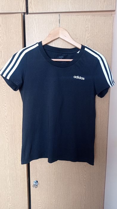 Czarny T-shirt Adidas