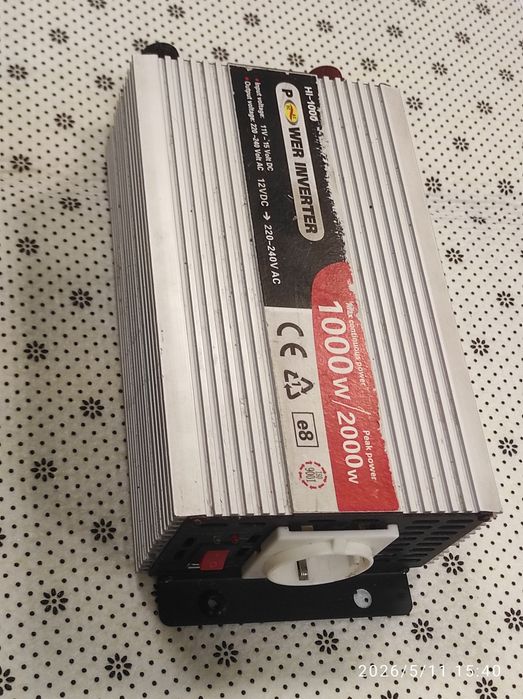 Ładowarka samochodowa Przetwornica 12V samochodowa inwerter 1000W 2000W USB