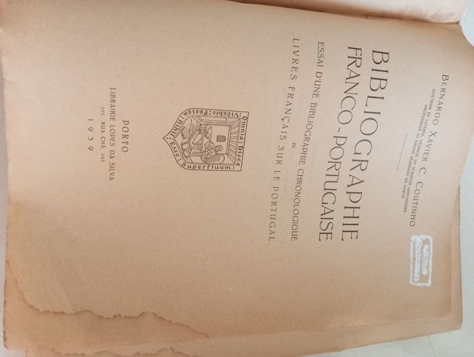 Bernardo Xavier C. Coutinho - Bibliographie Franco-Portuguese