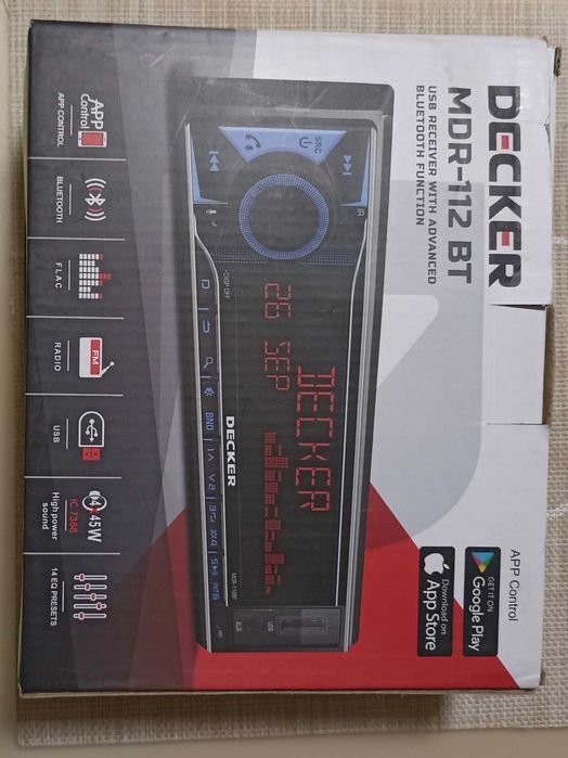Автомагнитола Decker MDR-112 BT