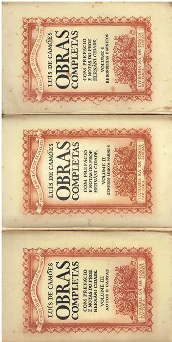 11127

Luís de Camões,
Complete Collection 3 vols,64575444995585120