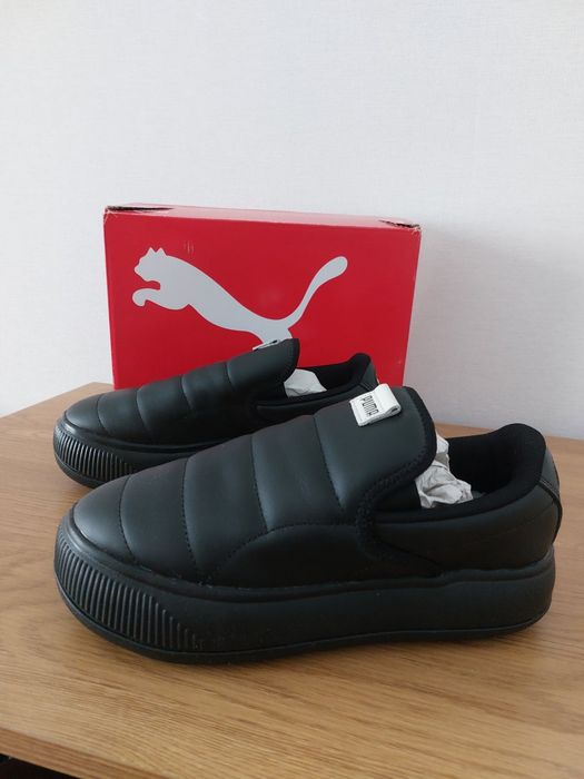 Брендові шкіряні сліпони кросівки Puma демісезон 38 устілка 24,5см