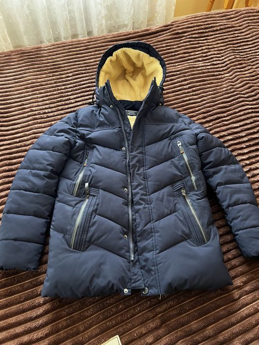 Куртка зимова чоловіча синього кольору