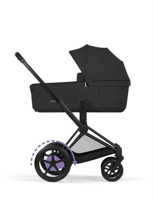 Cybex e-Priam 5.0 ze składaną gondolą