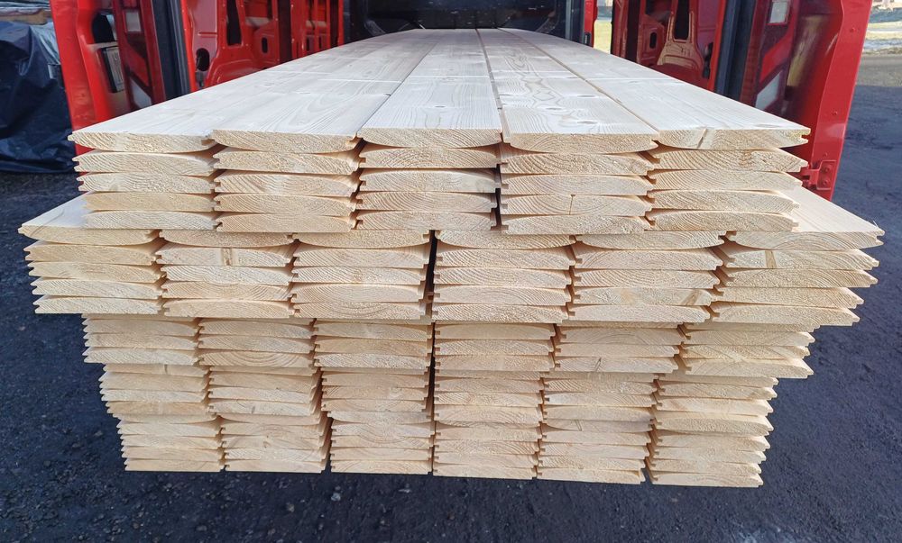 Deska podłogowa elewacyjna tarasowa półbal szalówka podbitka boazeria