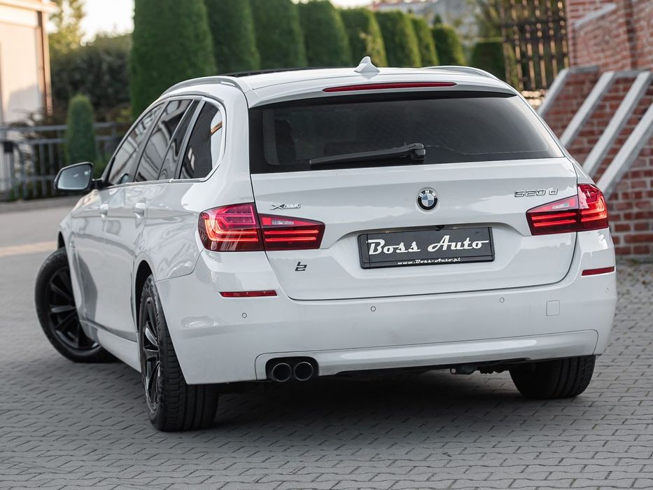 BMW Seria 5 520d LCI XDrive 184KM Navi Pano Led Camera Skóra Full Gwarancjia
