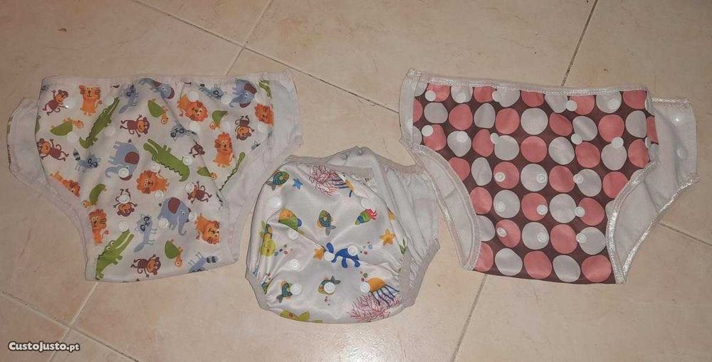 Cueca fralda, para piscina ou praia