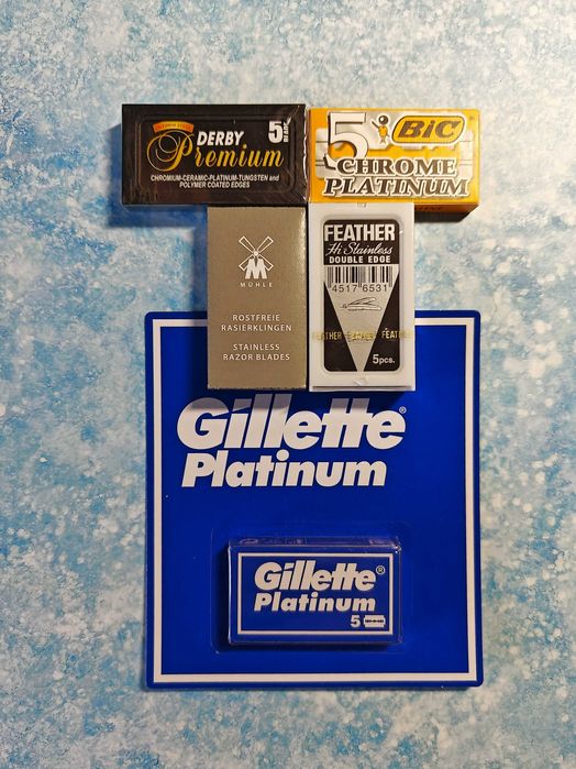 Станки для гоління Muhle, Gillette + леза для гоління