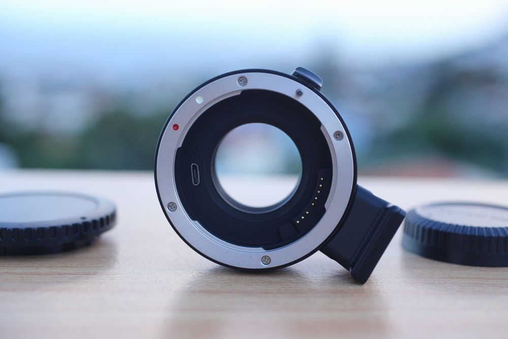 Adaptador Fuji para lentes Canon