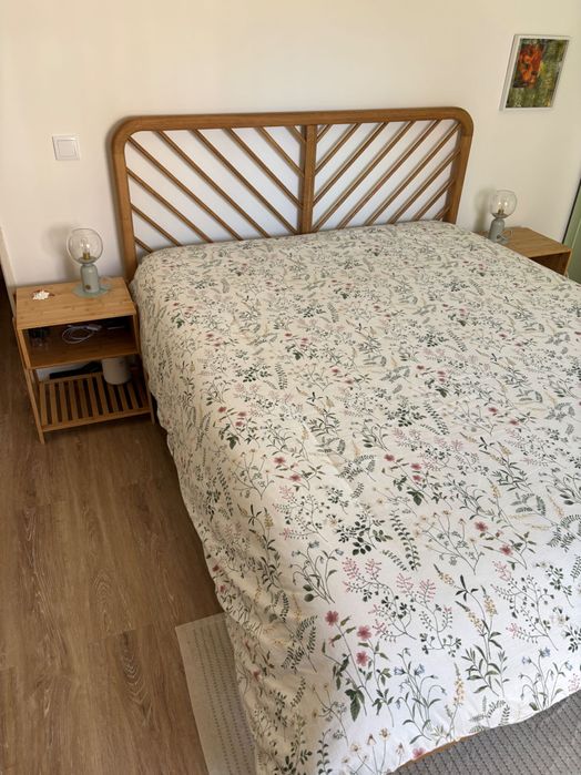 Cama em Carvalho maciço - Laredoute