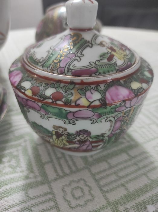 Serviço de chá loiça chinesa