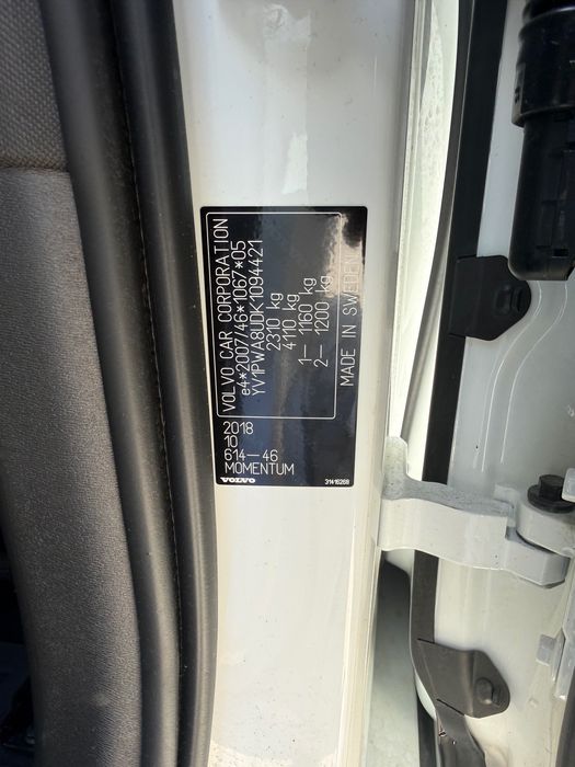 Volvo v90 2018 r 2,0 diesel 190KM zamiana