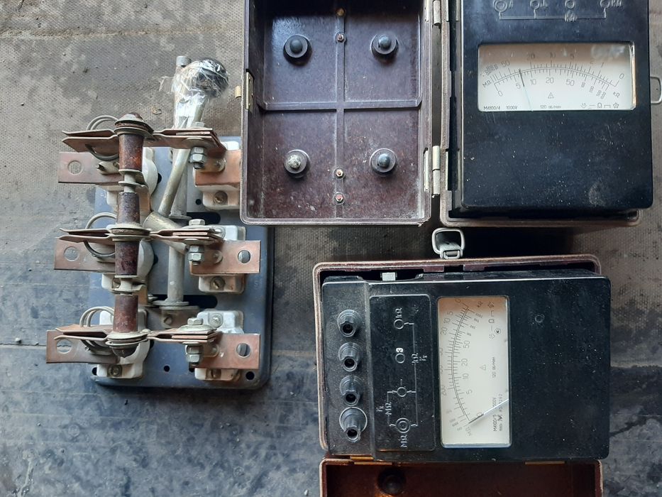 Рубильник 400Ам.Мегаомметр