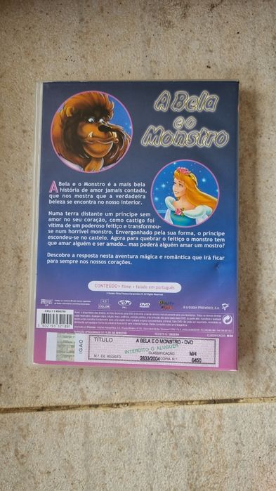 Dvd A bela e o monstro