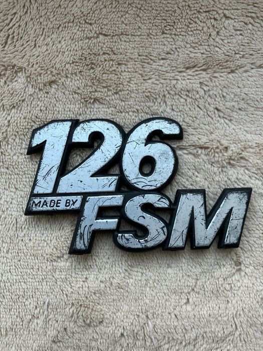 Emblemat/Logo/Znaczek Fiat 126p Maluch