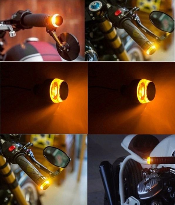 Piscas de punho, guiador