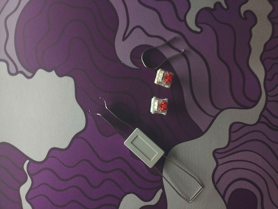 Клавіатура MK130R механічна червоні світчі  розмір:60%