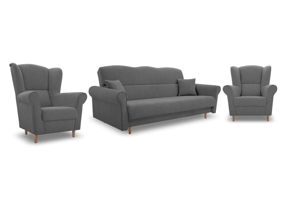 Zestaw Loft kanapa 2 fotele IDŹCZAK MEBLE