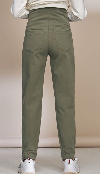 Спортивні штани для вагітних Юла Мама Lone темна оливка XL