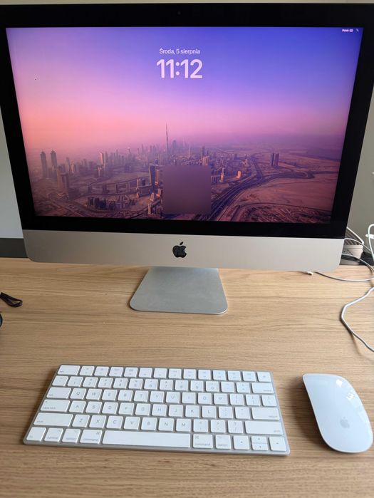 komputer imac apple 21,5" 8gb  1TB 2019 Silver klawiatura + mysz