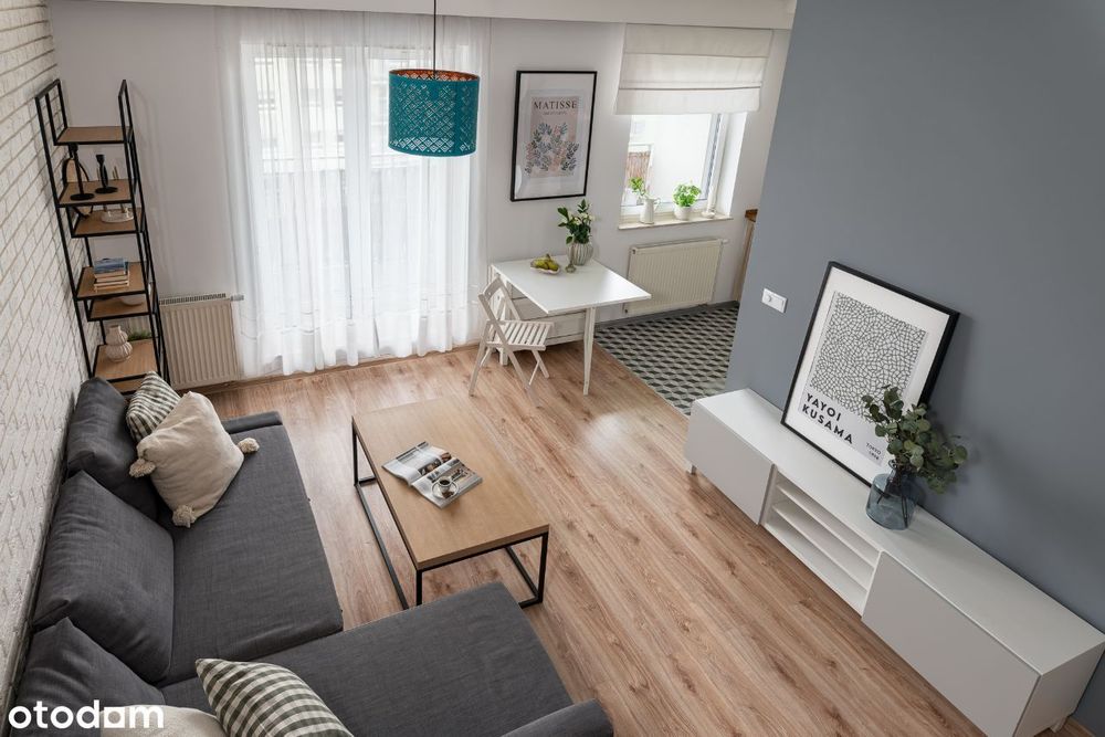 Mieszkanie 2-poziomowe, 50 m², Krzyki, garaż, 2 balkony