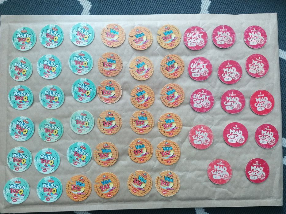 Tazos Matutano e Mad Caps