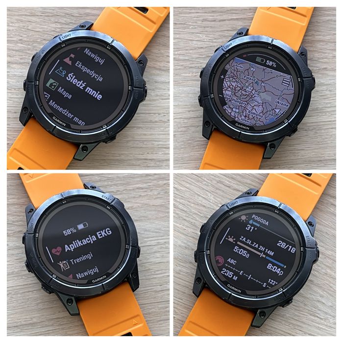 Garmin Fenix 7x Pro Sapphire Solar Titanium Carbon Grey DLC 51mm