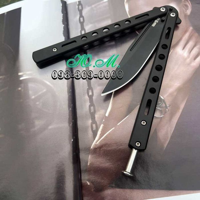 Нож Балисонг/Нож Бабочка/Балисонг/"Black butterfly"