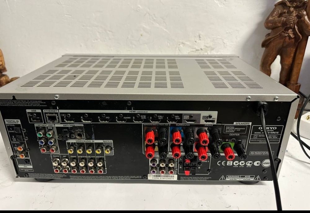 7.2 AV Amplituner ONKYO TX-NR616, HDMI, USB, Flac