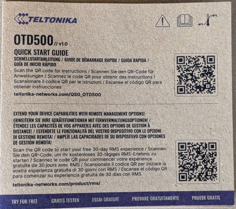 Router 5G, Teltonika OTD500 (outdoor)
