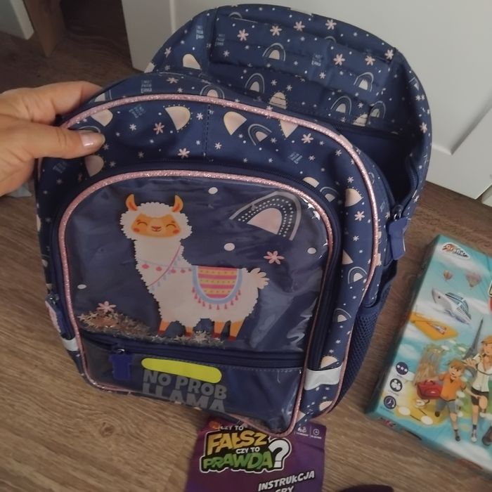 Plecak szkolny 1 2 3 klasa i gry