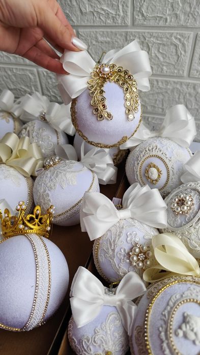 Набір іграшок на ялинку, новорічні іграшки,елочные игрушки